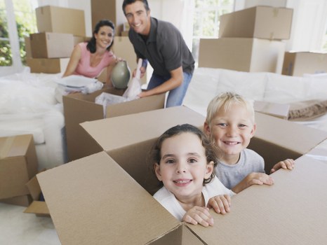 Removal team helping with a home move in Sheffield
