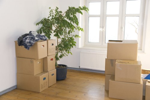 House removal van for a Sheffield residential move