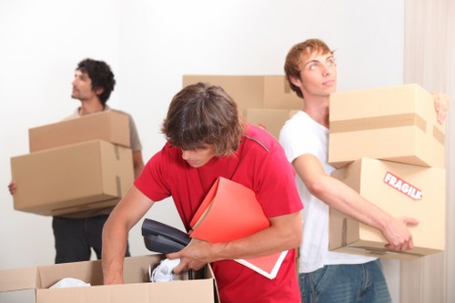 A moving crew planning a property relocation with care in Sheffield