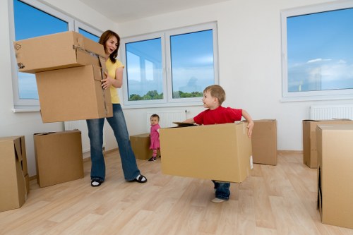 Professional movers handling a house or office removal in Sheffield