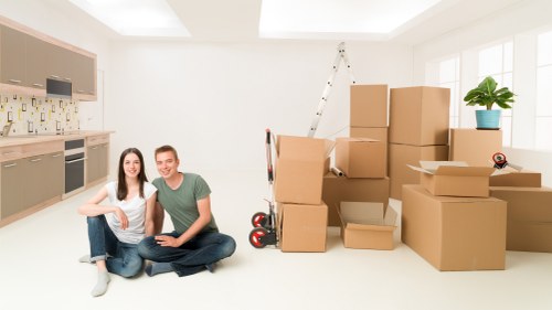 Removal van service supporting a flat move in Sheffield with stairs and access planning