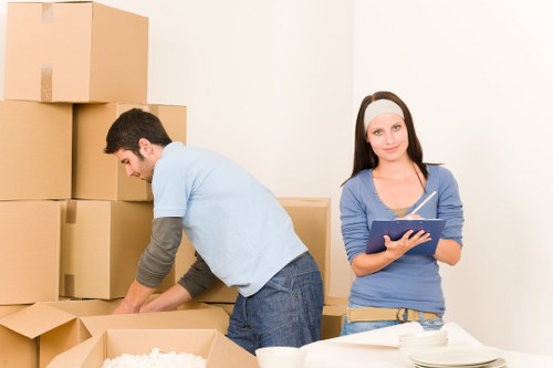 Careful loading of furniture during a Sheffield house removal